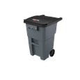 The Rubbermaid Commercial Rollouts with Casters are ideal for collecting, consolidating, and transporting heavy facility waste. Front swivel casters distribute weight evenly for superior mobility and handling.