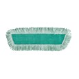 Light Commercial Microfiber Dust Pad with fringe have greater surface area for increased dust, dirt and debris removal for cleaner and healthier facilities.