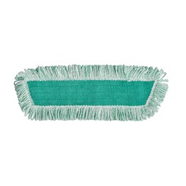 Light Commercial Microfiber Dust Pad with fringe have greater surface area for increased dust, dirt and debris removal for cleaner and healthier facilities.