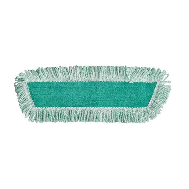 Light Commercial Microfiber Dust Pad with fringe have greater surface area for increased dust, dirt and debris removal for cleaner and healthier facilities.