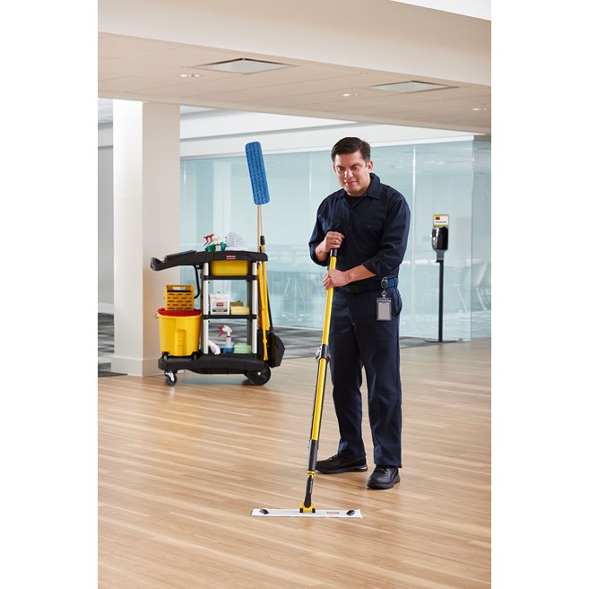 The HYGEN™ Disposable Microfiber Pads assists in environmental cleaning, the first step in the disinfection process, by removing 99.9% or more of tested fungi, viruses, and bacteria* to help improve cleaning efficacy.