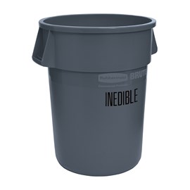 The Rubbermaid Commercial BRUTE® Food Handling Containers are constructed with the highest quality material plus a UV inhibitor ensures long life in even the most extreme commercial environments.  Guaranteed to never fade, warp, crack, or crush.