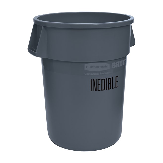 The Rubbermaid Commercial BRUTE® Food Handling Containers are constructed with the highest quality material plus a UV inhibitor ensures long life in even the most extreme commercial environments.  Guaranteed to never fade, warp, crack, or crush.