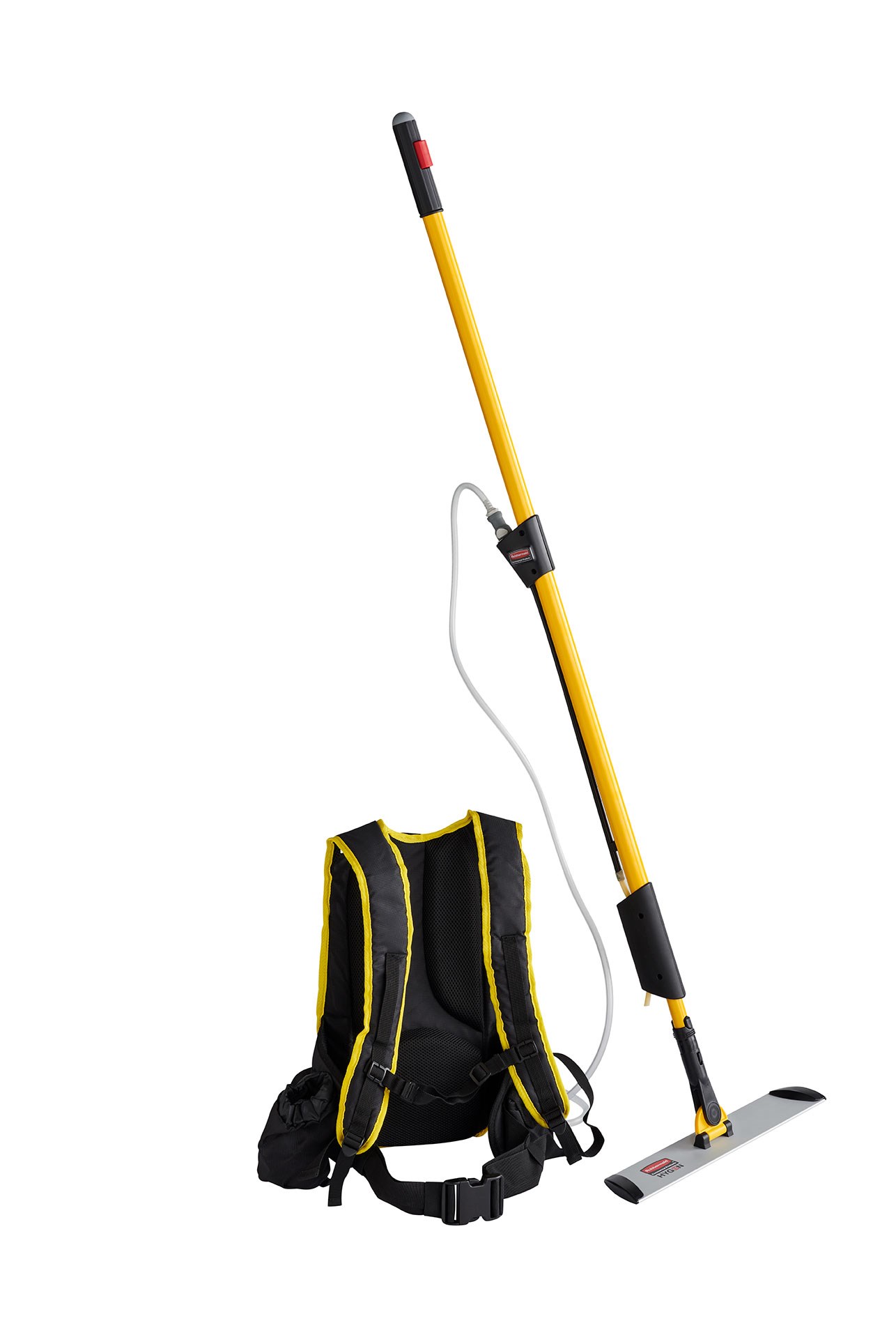 Help reduce labor costs and improve worker productivity and well-being with the highly portable FLOW™ Floor Finishing System. High-capacity backpack and handle system allows user controlled release of solution for more efficient floor finishing.