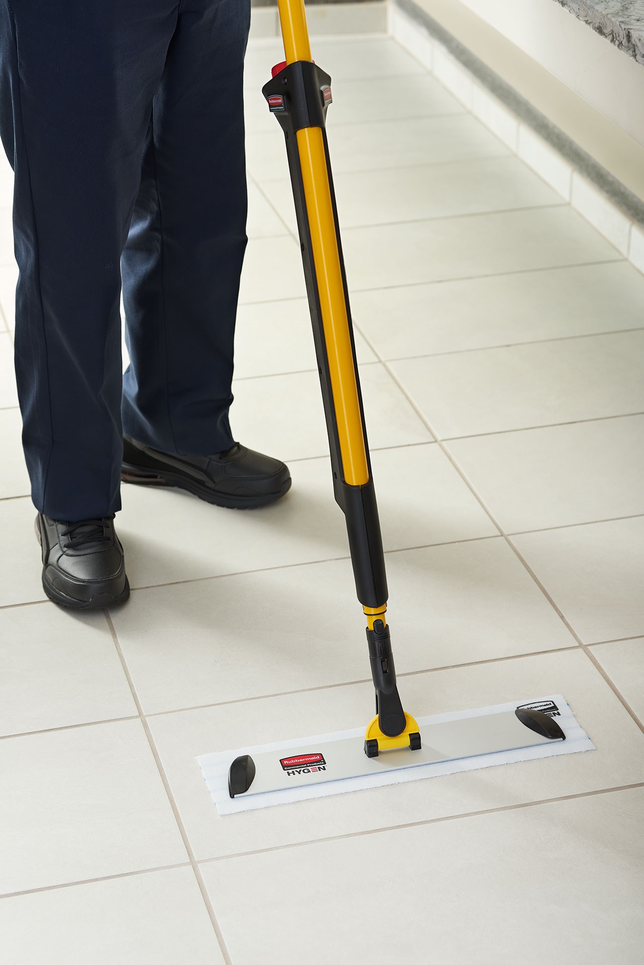 HYGEN™ PULSE Spray Mop provides Healthcare facilities with an ergonomic, bucket-less mopping system to help cover more square feet in less time than traditional systems.