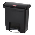 The Rubbermaid Commercial Slim Jim® Step-On Container features a slim profile and footprint to fit in tightest spaces. Slim Jim® Step-On containers are constructed with premium-quality materials and meet the needs of any environment with efficiency, safety, and durability.