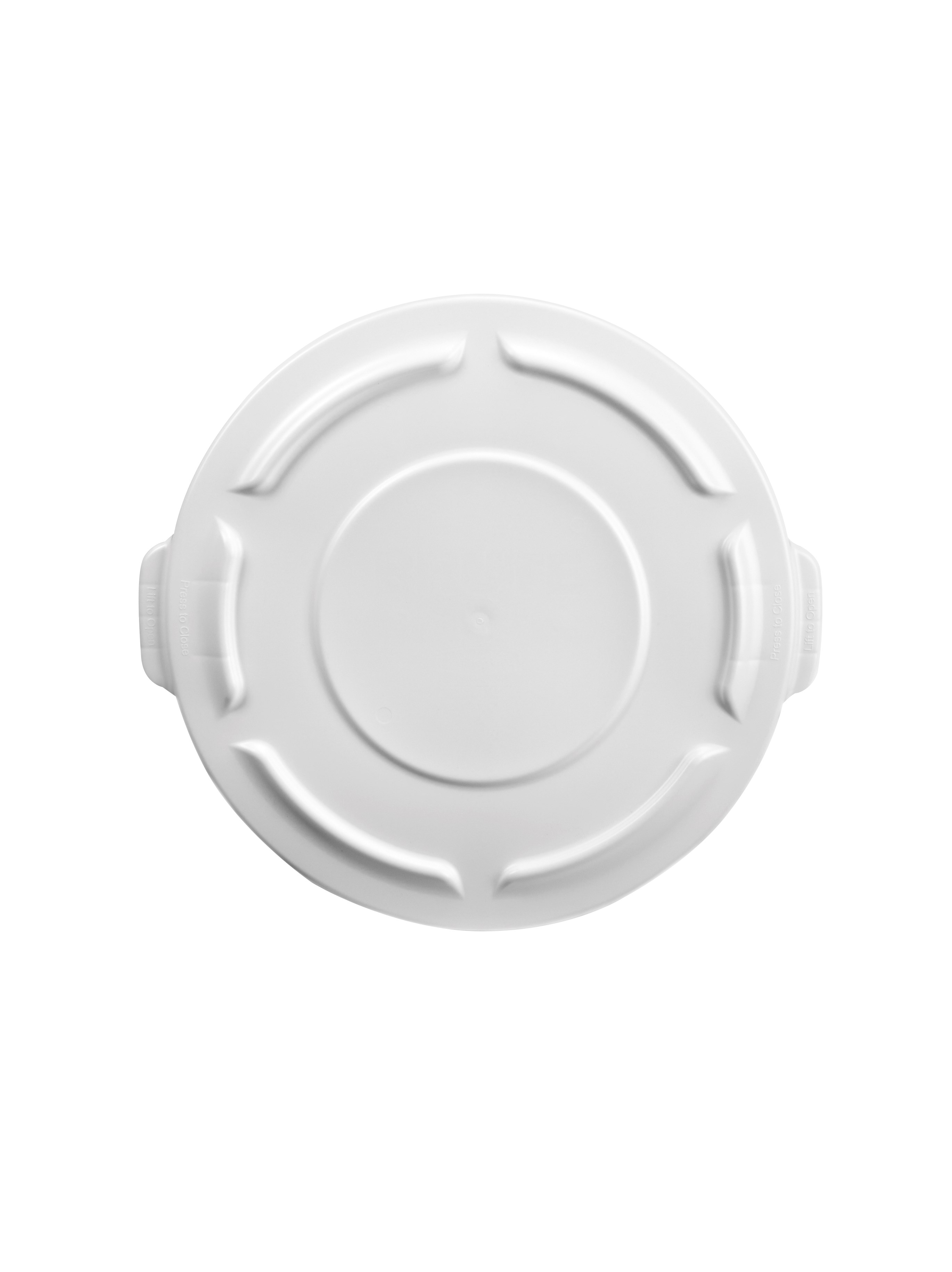 Rubbermaid Commercial BRUTE® Self-Draining Lids（ラバーメイド コマーシャル BRUTE® セルフドレインリッド）は、水が溜まるのを防ぐセルフドレインチャンネルを備えています。