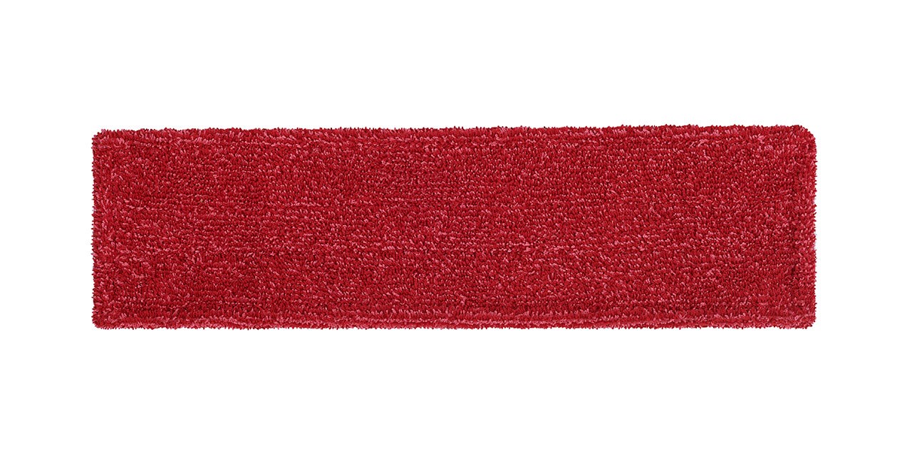 Adaptable Flat Mop Pad 有助於提高清潔效果，並可透過拉片或口袋與 Adaptable Flat Mop Frame 相連，在大空間使用兩種款式的超細纖維拖把。