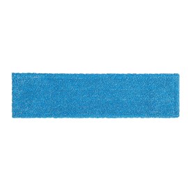 The Adaptable Flat Mop Pad helps improve cleaning efficacy and connects to the Adaptable Flat Mop Frame via tabs or pockets for two styles of microfiber mopping in large spaces.