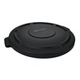 The Rubbermaid Commercial BRUTE® Self-Draining Lids feature self-draining channels that prevent water from pooling.
