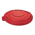 The Rubbermaid Commercial BRUTE® Self-Draining Lids feature self-draining channels that prevent water from pooling.