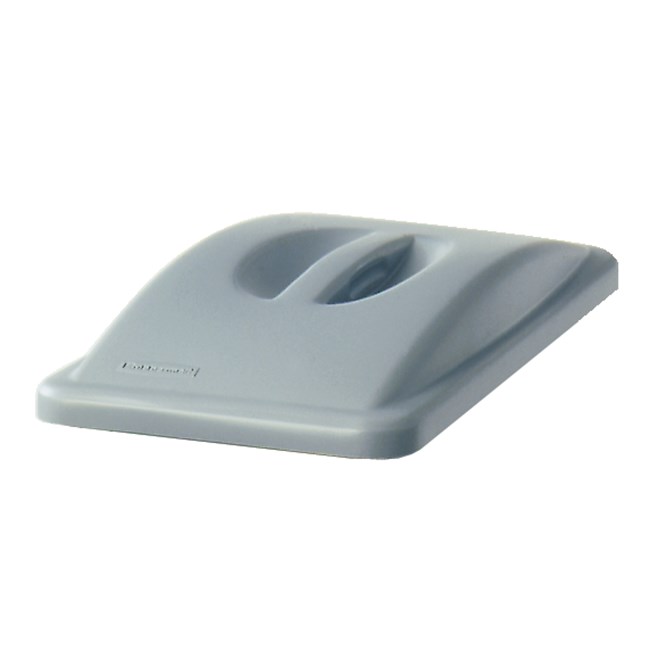 A variety of Slim Jim lids are available to help facilitate waste and recycling sortation