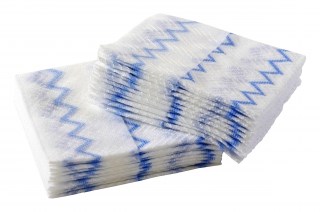 HYGEN™ DISPOSABLE MICROFIBRE CLOTH, 640 PACK, BLUE