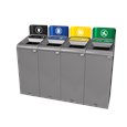 The Rubbermaid Commercial Configure™ Waste Receptacle Trash Can Sign helps increase waste management compliance.