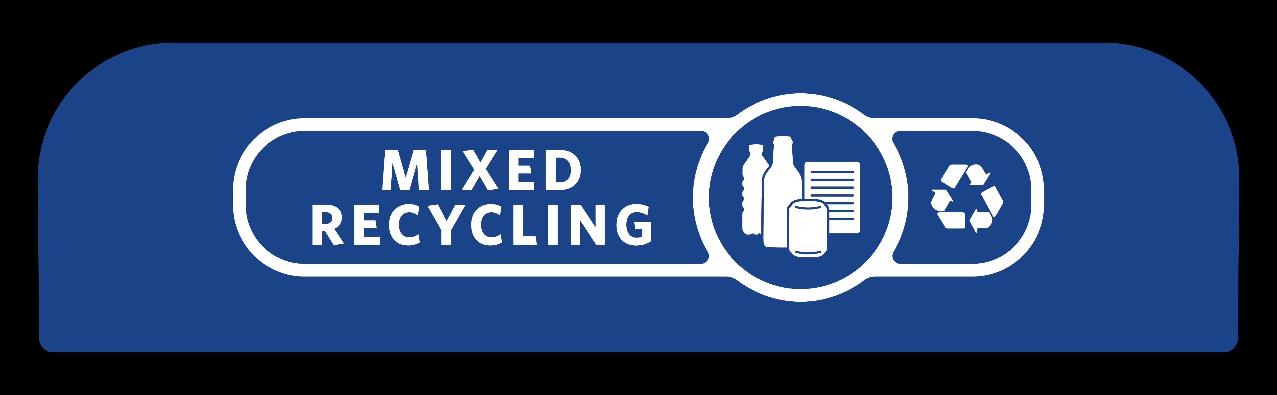 The Rubbermaid Commercial Configure™ Waste Receptacle Trash Can Sign helps increase waste management compliance.