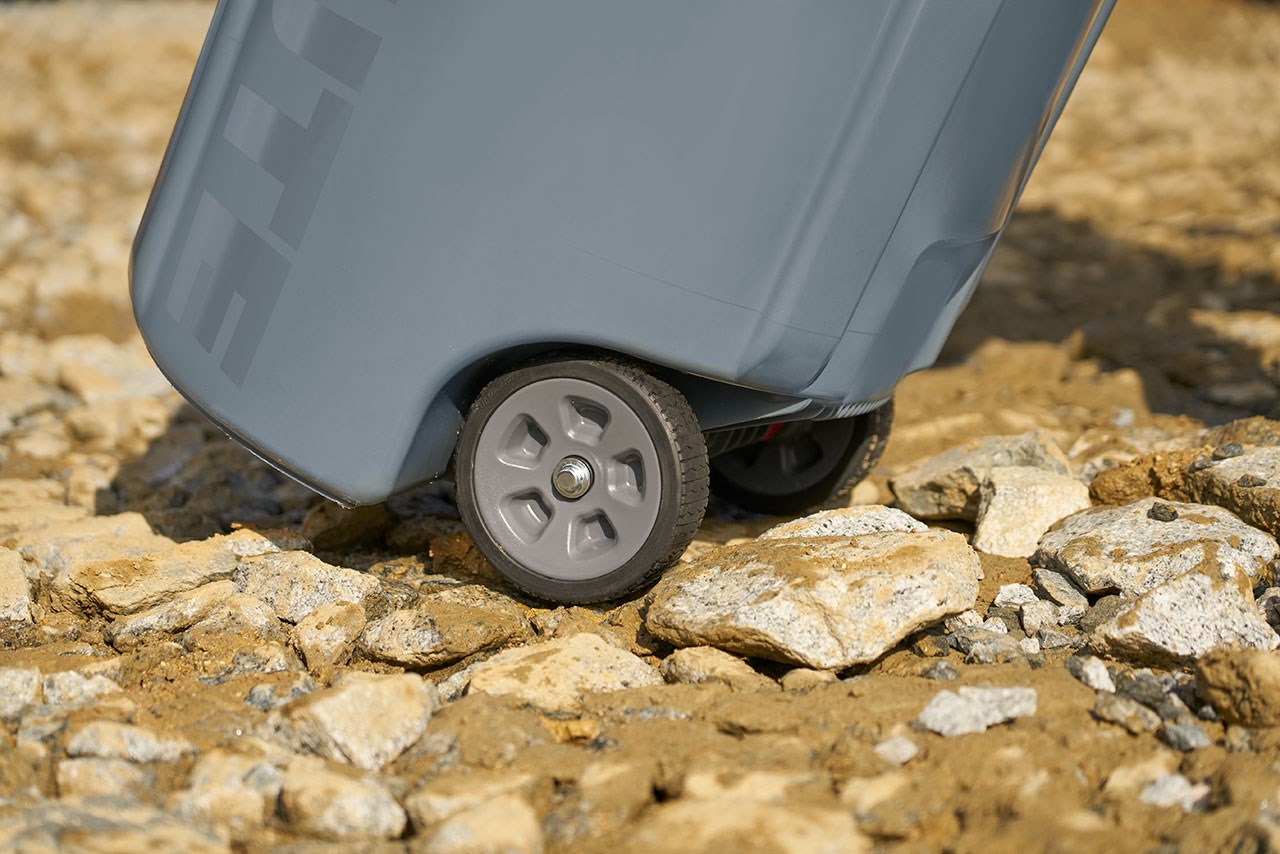 Made to move, built to last. Wheeled BRUTE® Containers allow you to move loads 5X easier* even over rough terrains to improve productivity and reduce the risk of injury.