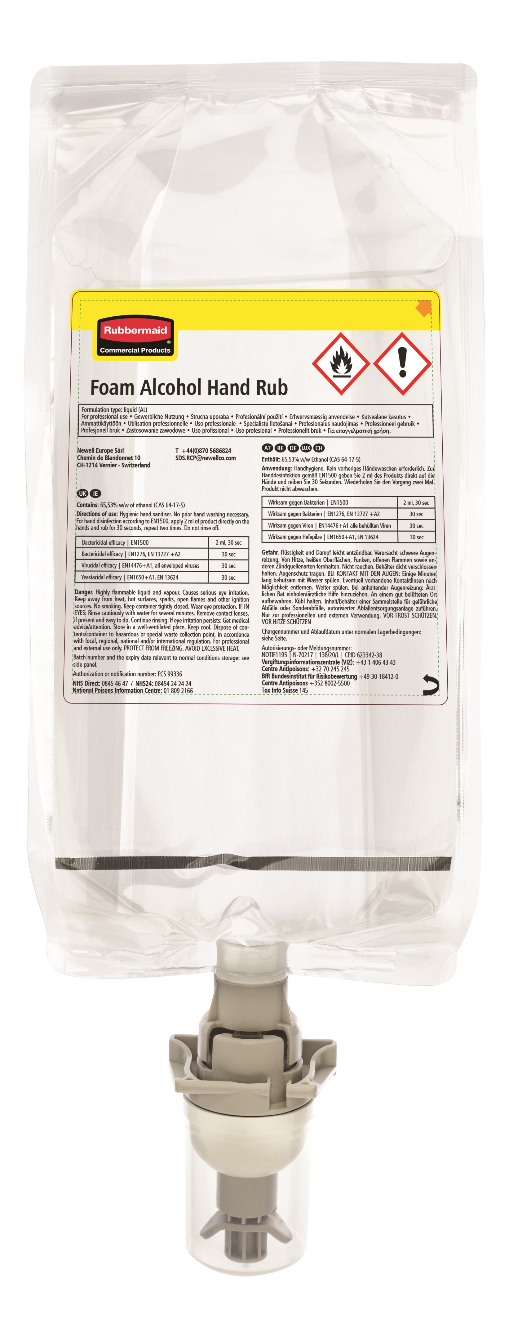 Effektives und schnell wirkendes handdesinfektionsmittel. Alkoholhaltiges handdesinfektionsmittel als schaum und spray für eine grosse auswahl an spendern erhältlich.