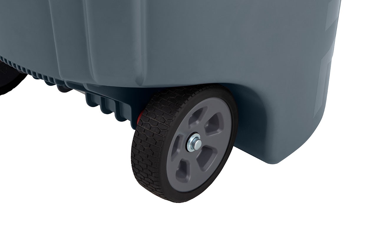 Made to move, built to last. Wheeled BRUTE® Containers allow you to move loads 5X easier* even over rough terrains to improve productivity and reduce the risk of injury.