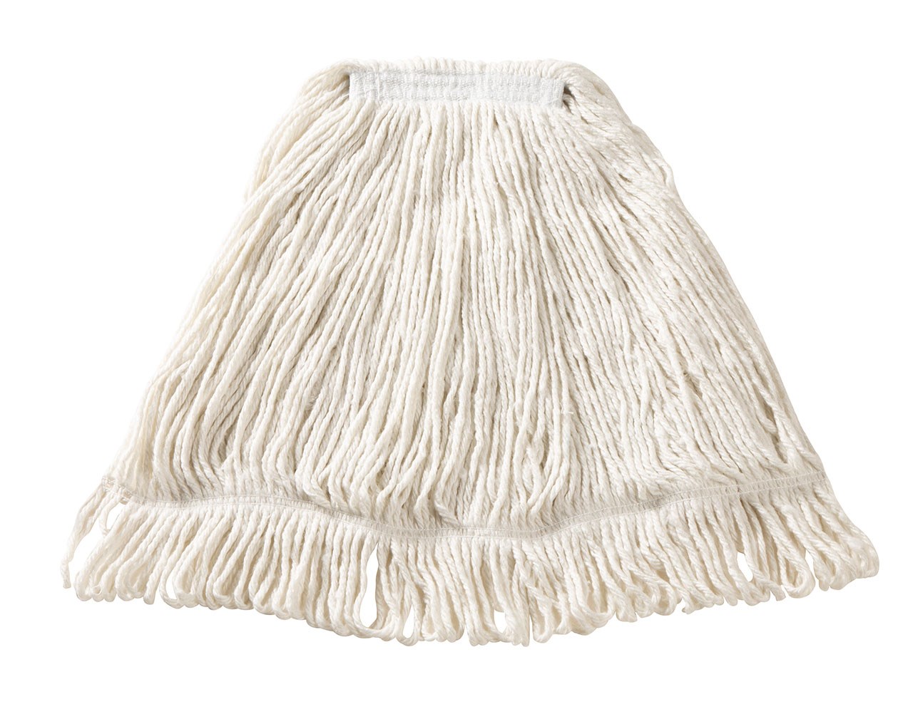 Super Stitch® Rayon Mop is an economical floor finish applicator with a yarn tailband for improved floor coverage with each stroke.