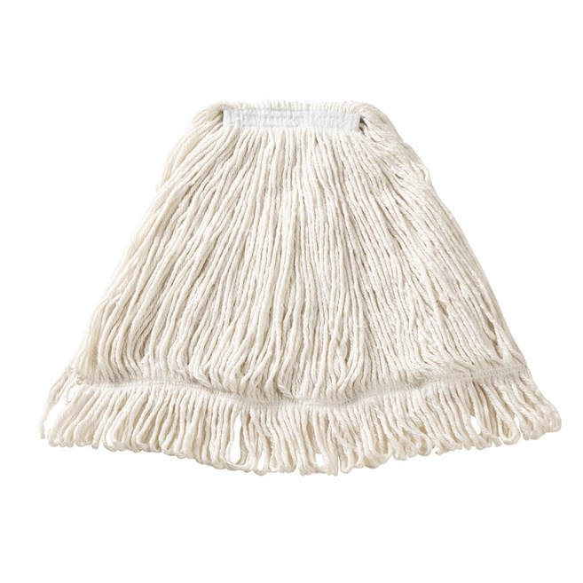 Super Stitch® Rayon Mop is an economical floor finish applicator with a yarn tailband for improved floor coverage with each stroke.