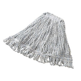 Super Stitch® Blend Mop is a floor finish applicator with a yarn tailband for improved floor coverage with each stroke.