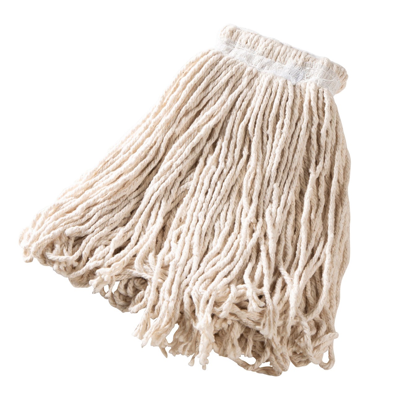 Universal Headband Cotton Mop is an economical, all-purpose mop for general cleaning.