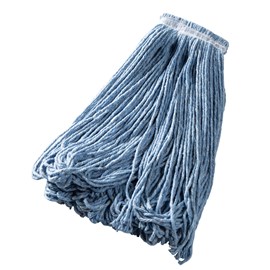 Universal Headband Blend Mop is made from cotton and synthetic thread that has almost twice the absorbency of cotton.