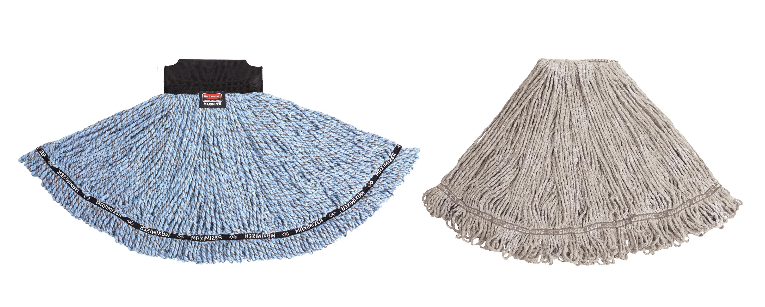 Maximizer™ Wet Mop's unique design delivers the industry-leading mop spread, providing 30% more floor coverage than the standard wet mop.