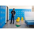 Gripper® Clamp-Style Mop Handle makes removing and replacing mop heads easy and efficient. Holds mop firmly between the jaws of the mop handle; should be used with 5" headband mops only.