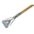 Easy-Change Mop Handle makes removing and replacing mop heads easy and efficient.