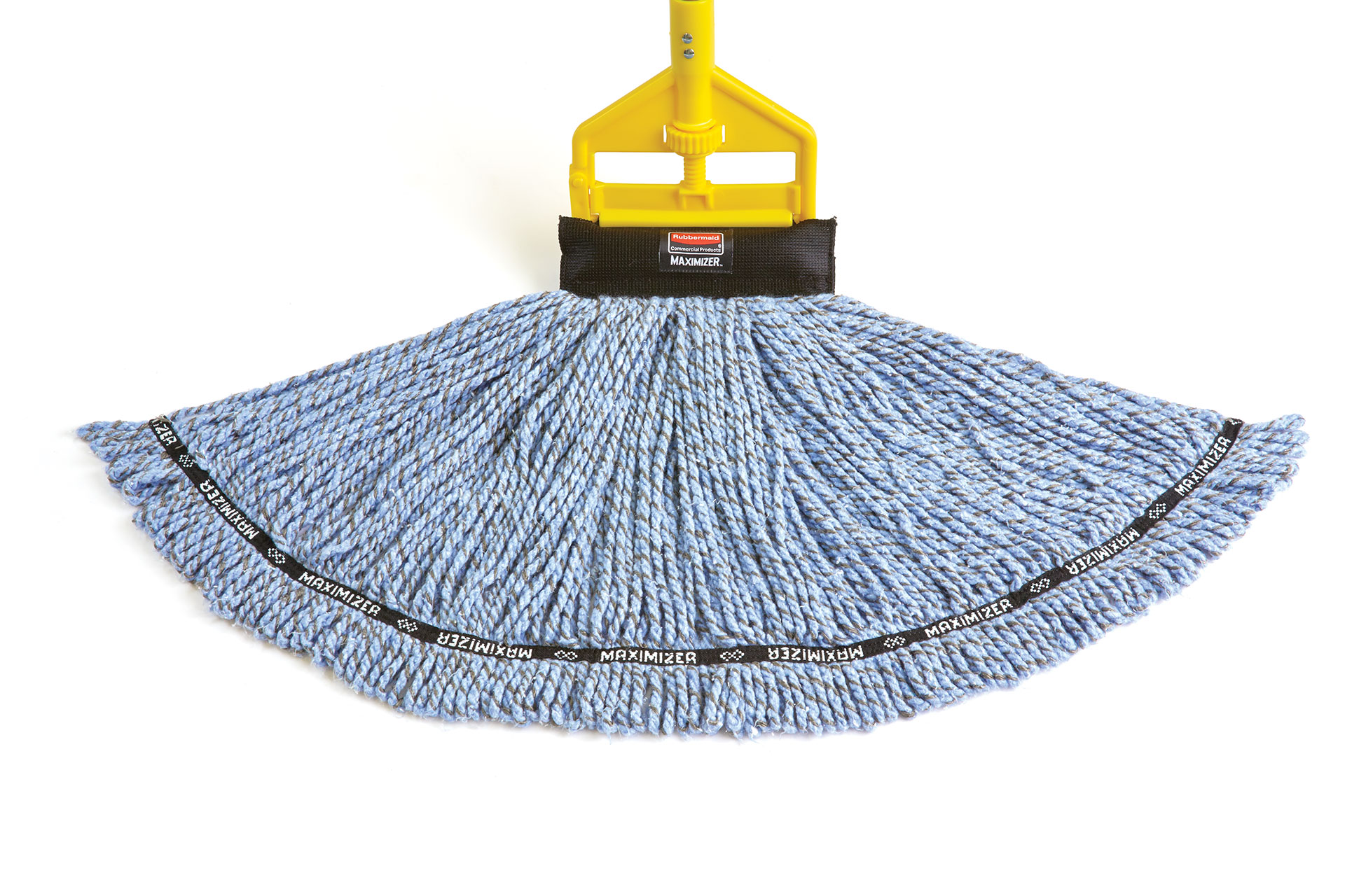 Invader® Side Gate Handle’s thumb wheel clamps the mop firmly in place; should be used with 1" (2.5 cm) headband mops only.