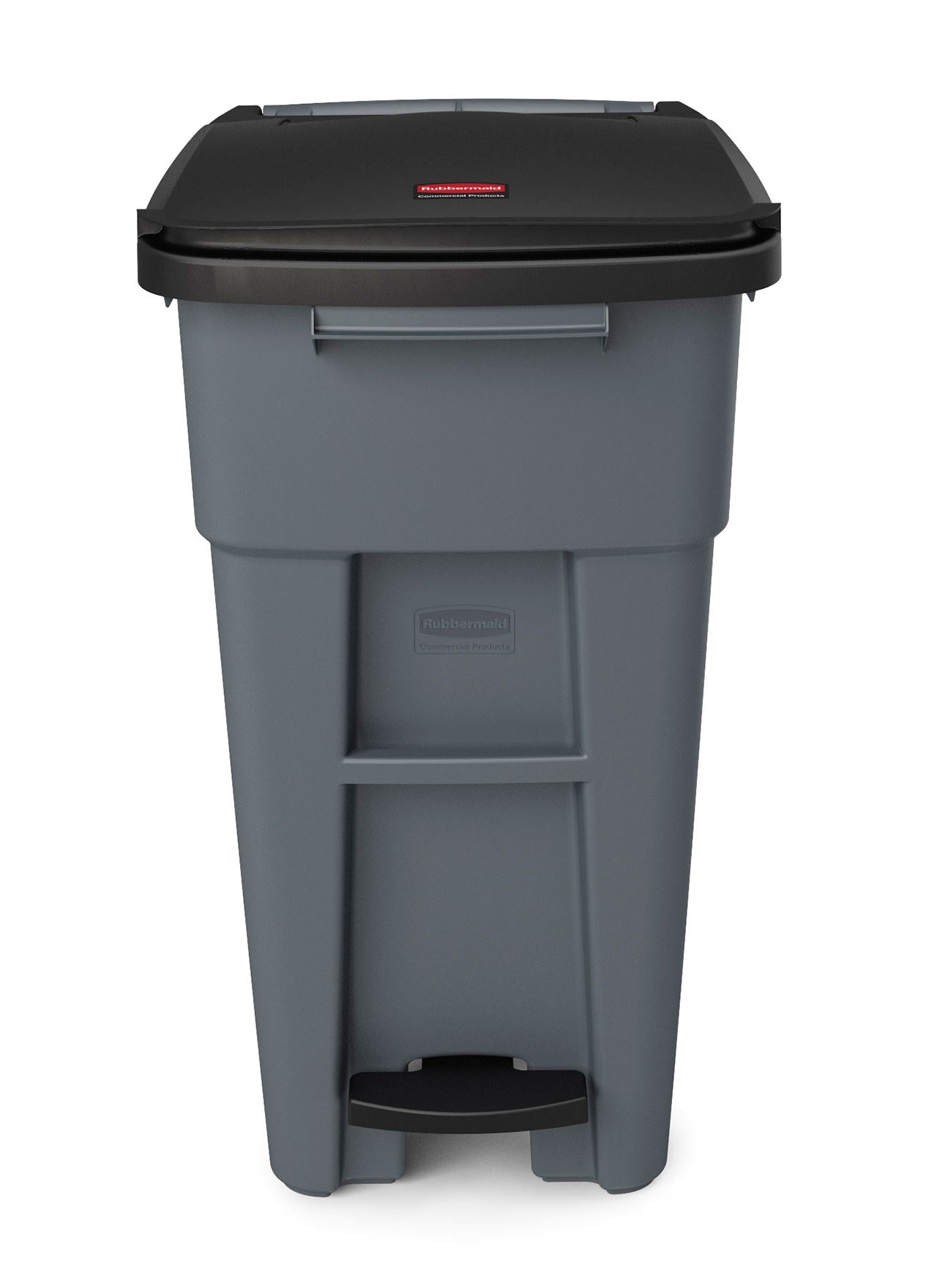 Step-On Rollouts are designed to make managing facility waste easier. With one step, the pedal lifts the lid and allows for hands-free waste disposal.