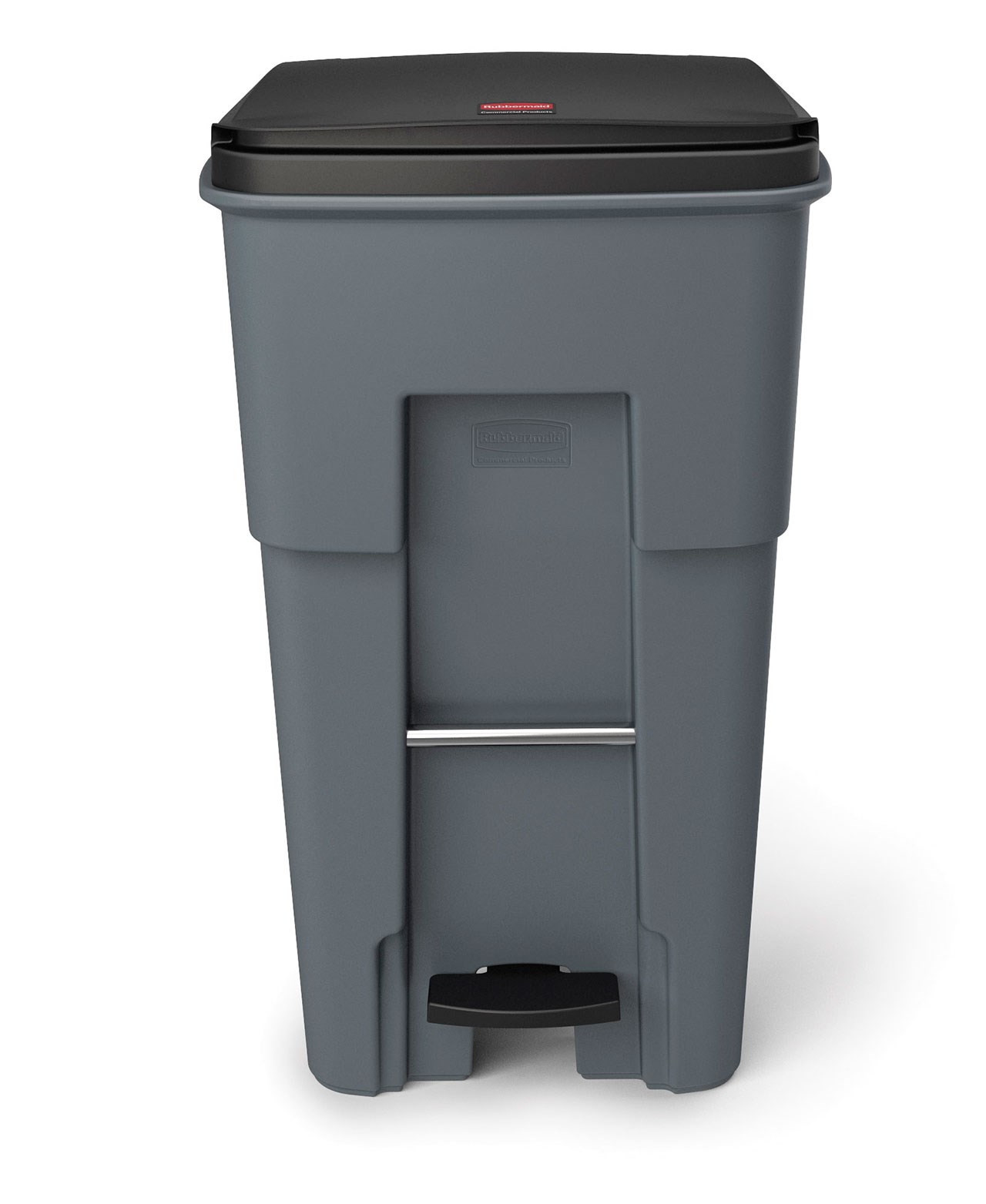 Step-On Rollouts are designed to make managing facility waste easier. With one step, the pedal lifts the lid and allows for hands-free waste disposal.