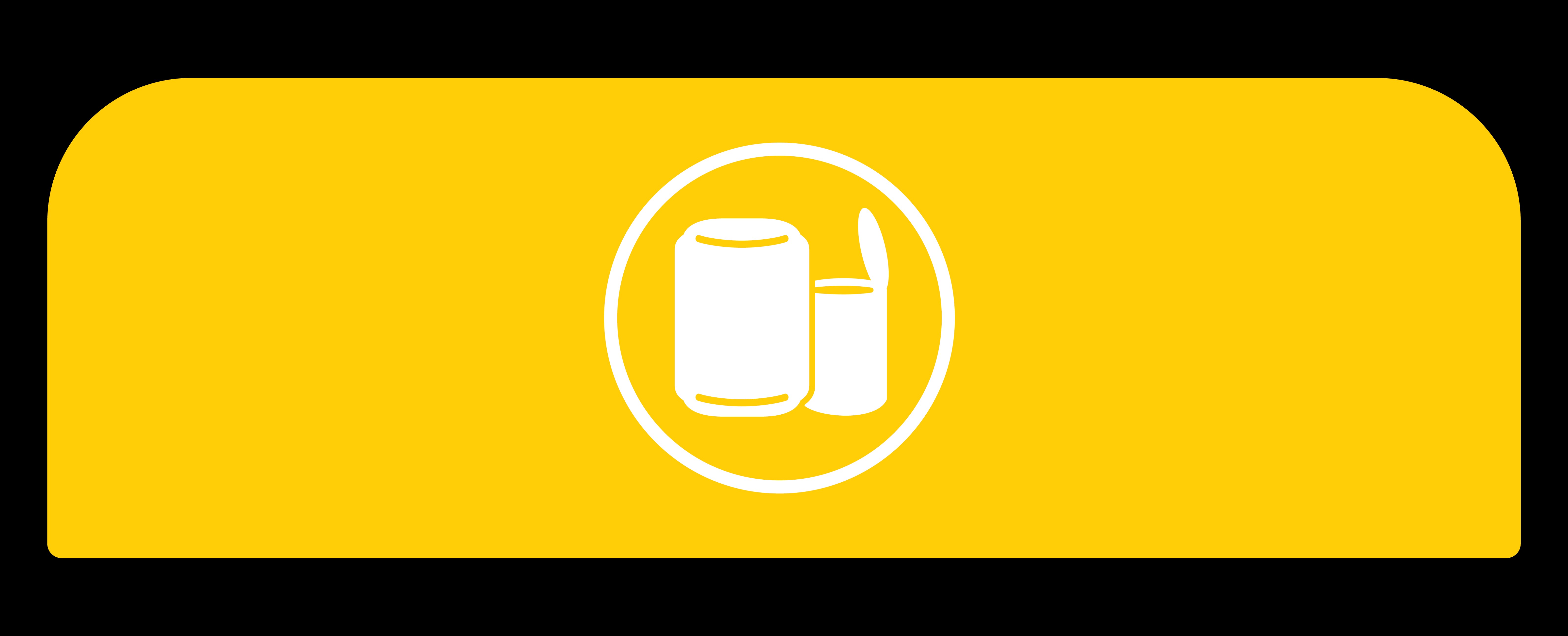 The Rubbermaid Commercial Configure™ Waste Receptacle Trash Can Sign helps increase waste management compliance.