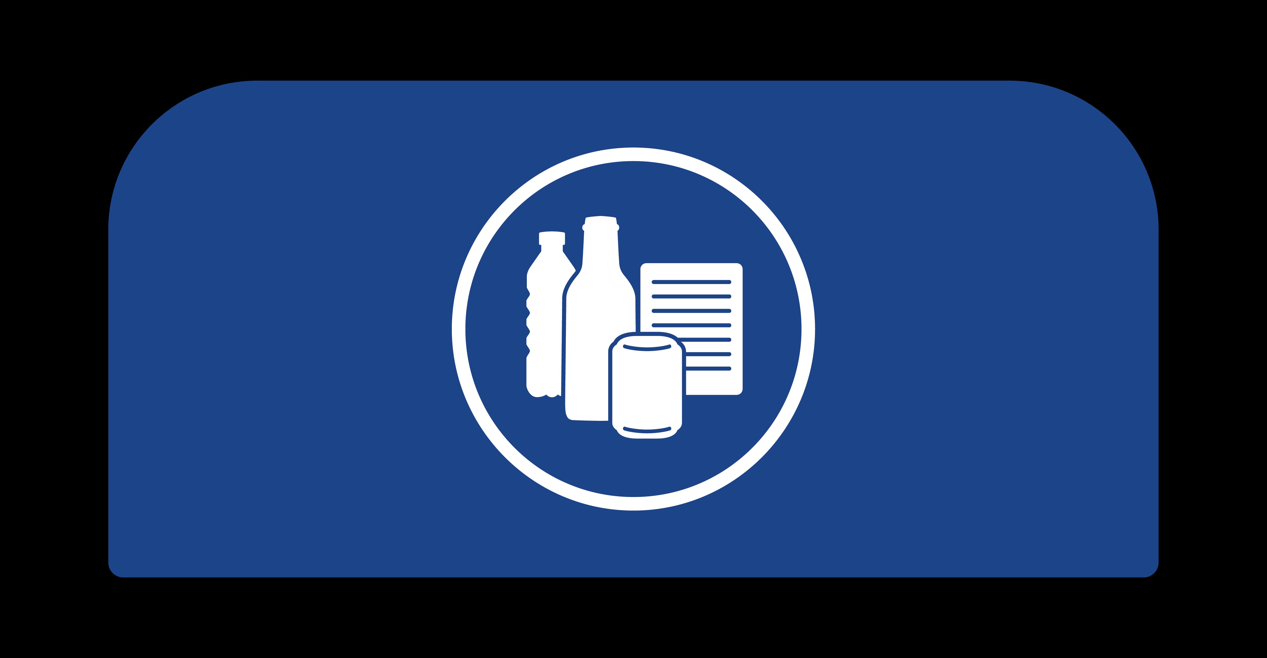 The Rubbermaid Commercial Configure™ Waste Receptacle Trash Can Sign helps increase waste management compliance.