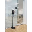 The AutoFoam Standard Floor Stand allows touch-free hand sanitizer dispensers to be mounted to a lightweight, easily movable stand to meet the changing needs of your facility.