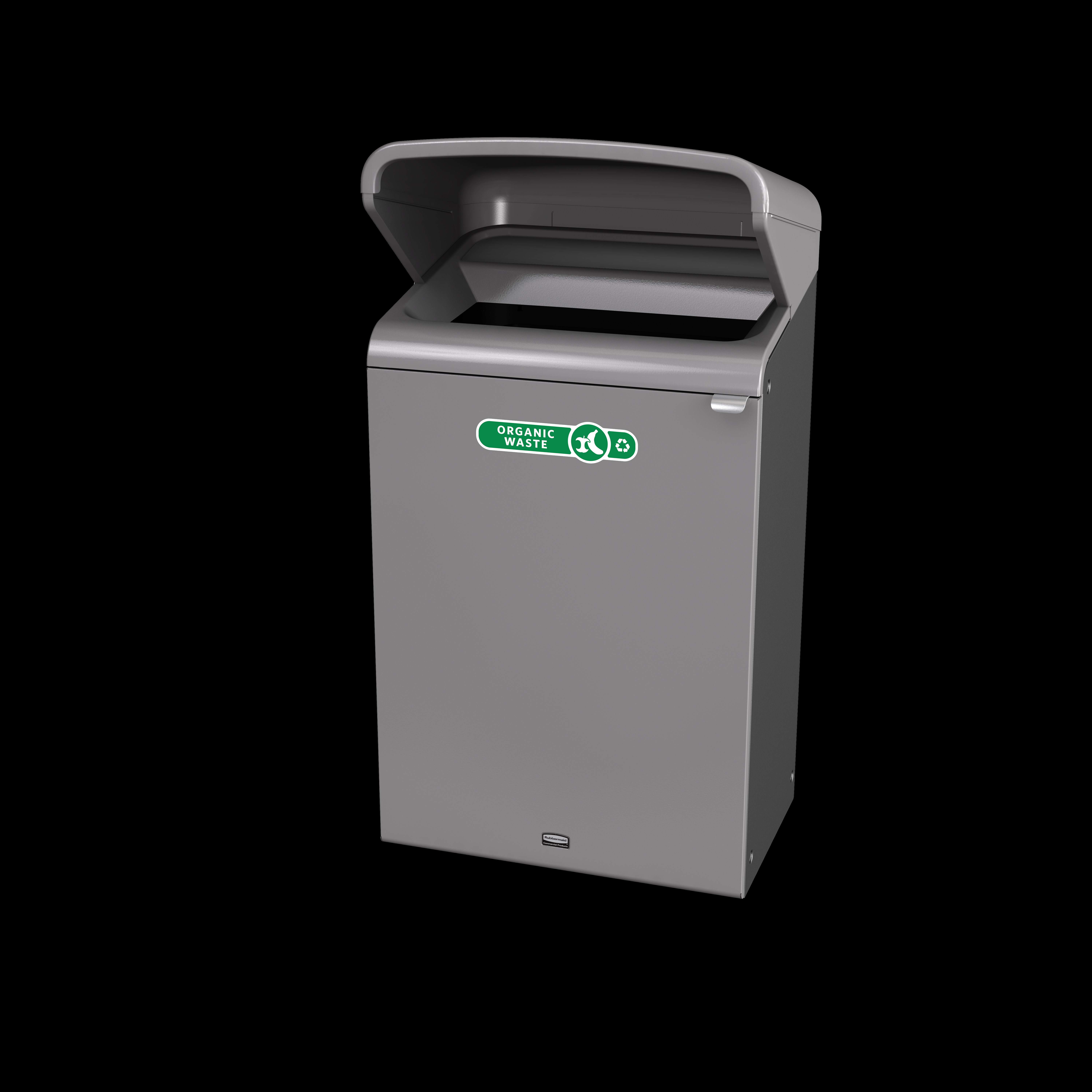 Configure™ with Rain Hood Decorative Waste Containers make it easy to recycle in any environment with recycling labels that visually display each waste stream. The rain hood offers added protection again outdoor elements, rain or shine.