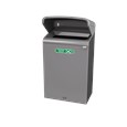 Configure™ with Rain Hood Decorative Waste Containers make it easy to recycle in any environment with recycling labels that visually display each waste stream. The rain hood offers added protection again outdoor elements, rain or shine.