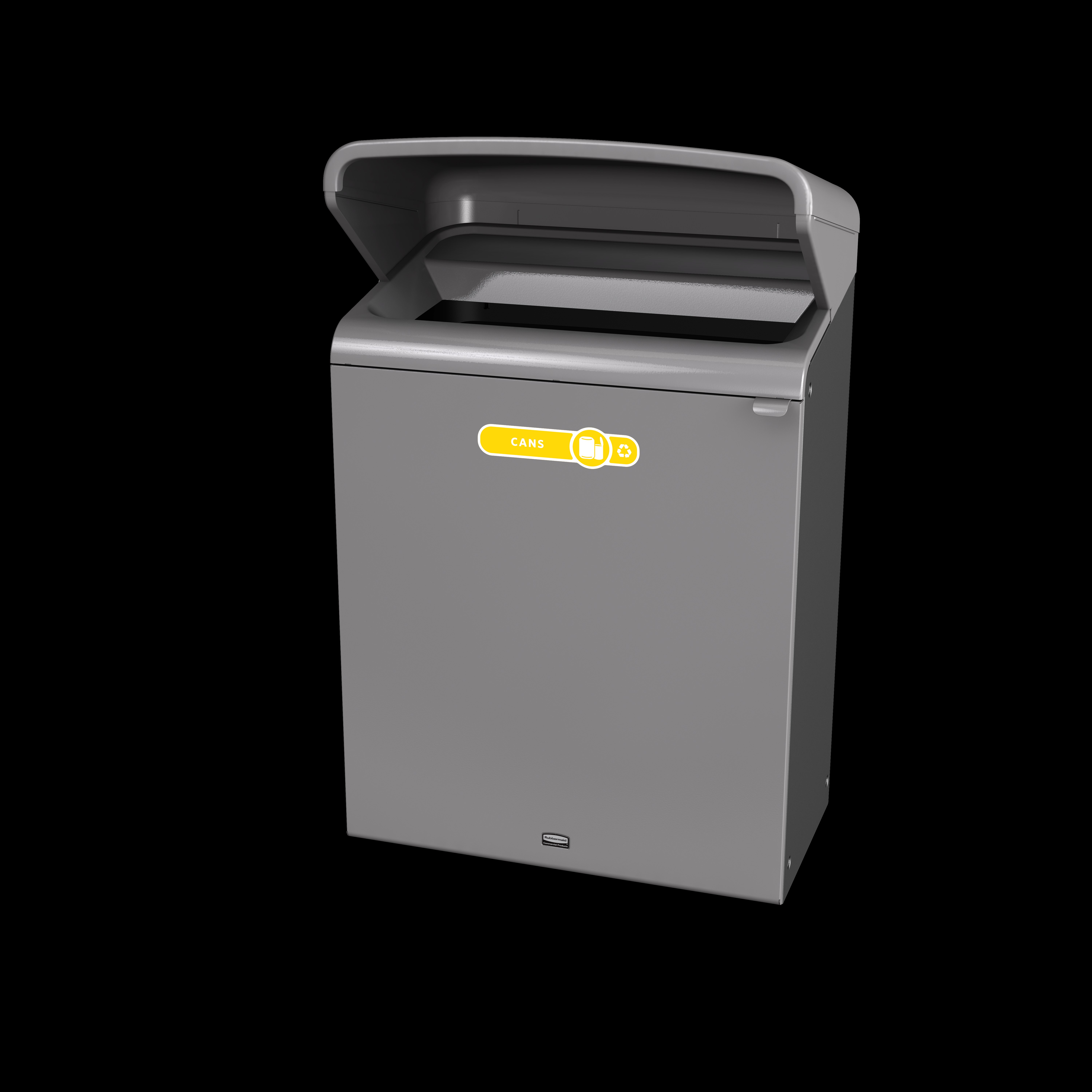 Configure™ with Rain Hood Decorative Waste Containers make it easy to recycle in any environment with recycling labels that visually display each waste stream. The rain hood offers added protection again outdoor elements, rain or shine.