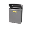 Configure™ with Rain Hood Decorative Waste Containers make it easy to recycle in any environment with recycling labels that visually display each waste stream. The rain hood offers added protection again outdoor elements, rain or shine.