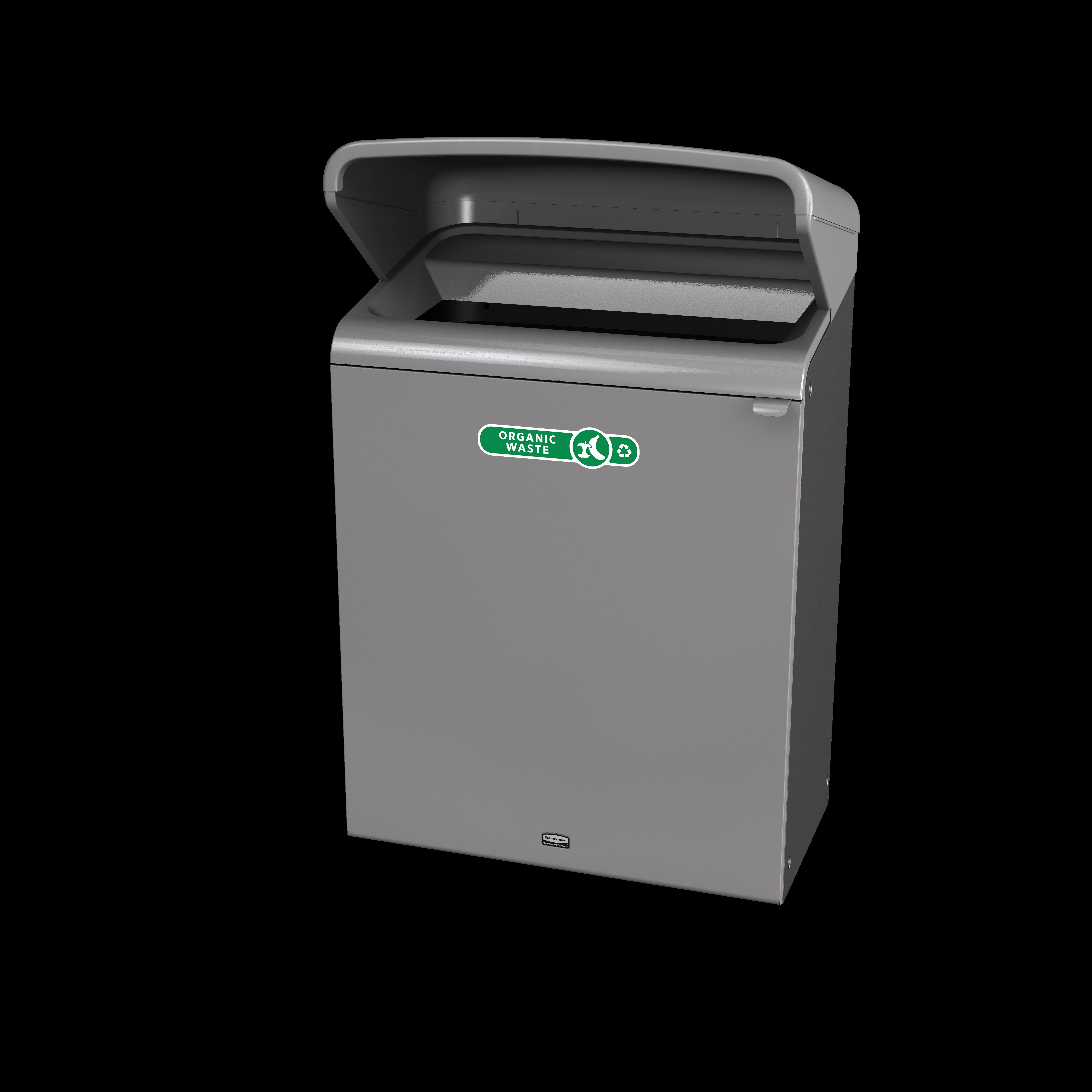 Configure™ with Rain Hood Decorative Waste Containers make it easy to recycle in any environment with recycling labels that visually display each waste stream. The rain hood offers added protection again outdoor elements, rain or shine.