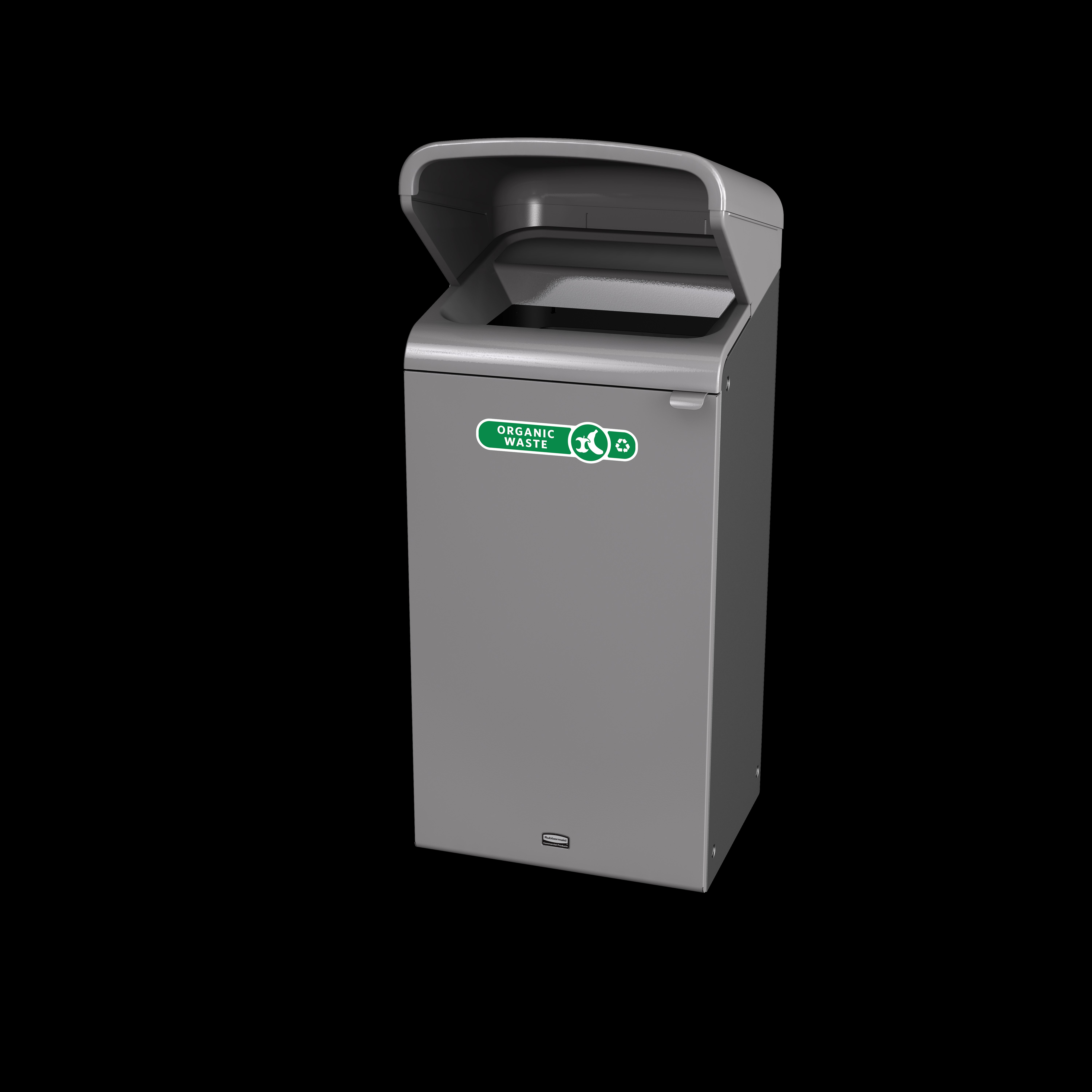 Configure™ with Rain Hood Decorative Waste Containers make it easy to recycle in any environment with recycling labels that visually display each waste stream. The rain hood offers added protection again outdoor elements, rain or shine.