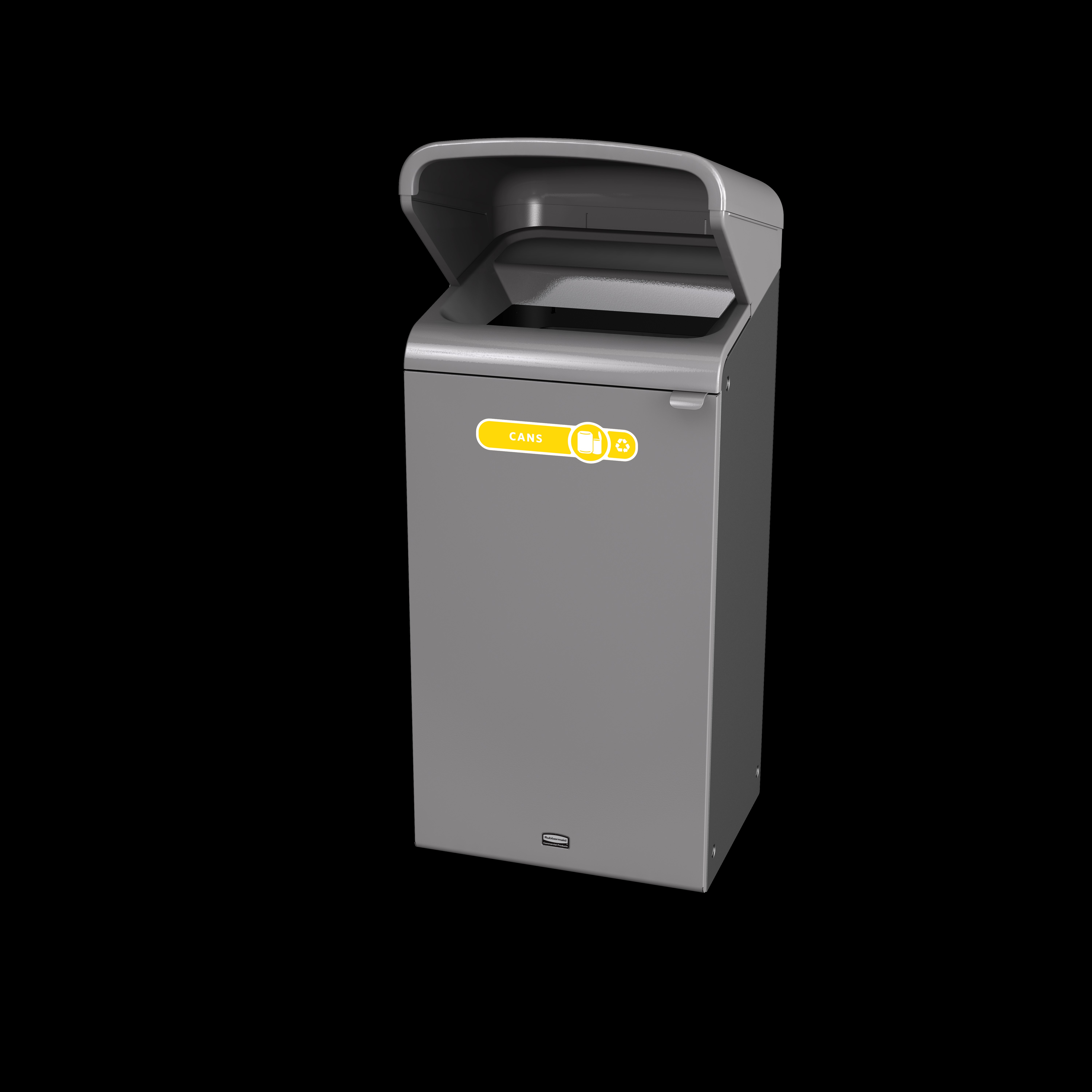 Configure™ with Rain Hood Decorative Waste Containers make it easy to recycle in any environment with recycling labels that visually display each waste stream. The rain hood offers added protection again outdoor elements, rain or shine.