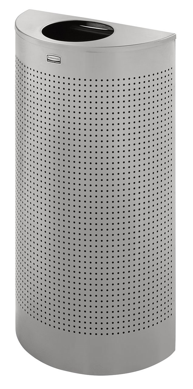 하프 라운드 시리즈 쓰레기 수거용 실내용 데코 컨테이너는 벽면에 밀착이 가능하여 공간 활용성이 높고 유동 인구가 많은 구역에서 통행을 방해하지 않습니다. 세련되고 실용적인 디자인으로 고급스럽고 현대적인 실내 공간에 잘 어울립니다.