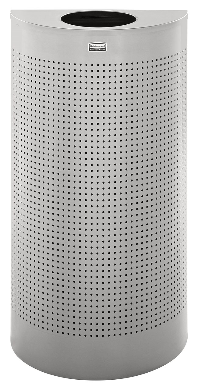 하프 라운드 시리즈 쓰레기 수거용 실내용 데코 컨테이너는 벽면에 밀착이 가능하여 공간 활용성이 높고 유동 인구가 많은 구역에서 통행을 방해하지 않습니다. 세련되고 실용적인 디자인으로 고급스럽고 현대적인 실내 공간에 잘 어울립니다.