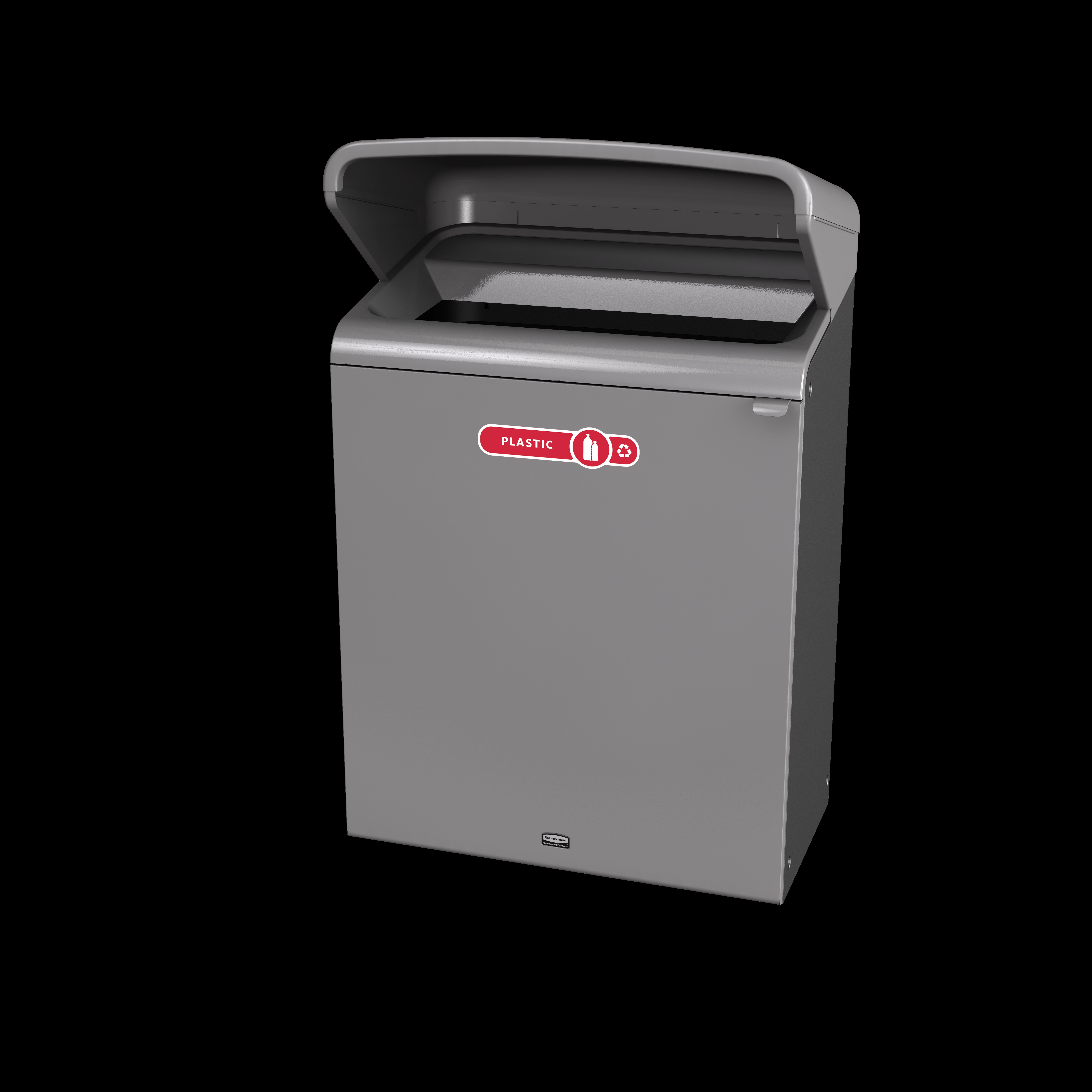 Configure™ with Rain Hood Decorative Waste Containers make it easy to recycle in any environment with recycling labels that visually display each waste stream. The rain hood offers added protection again outdoor elements, rain or shine.