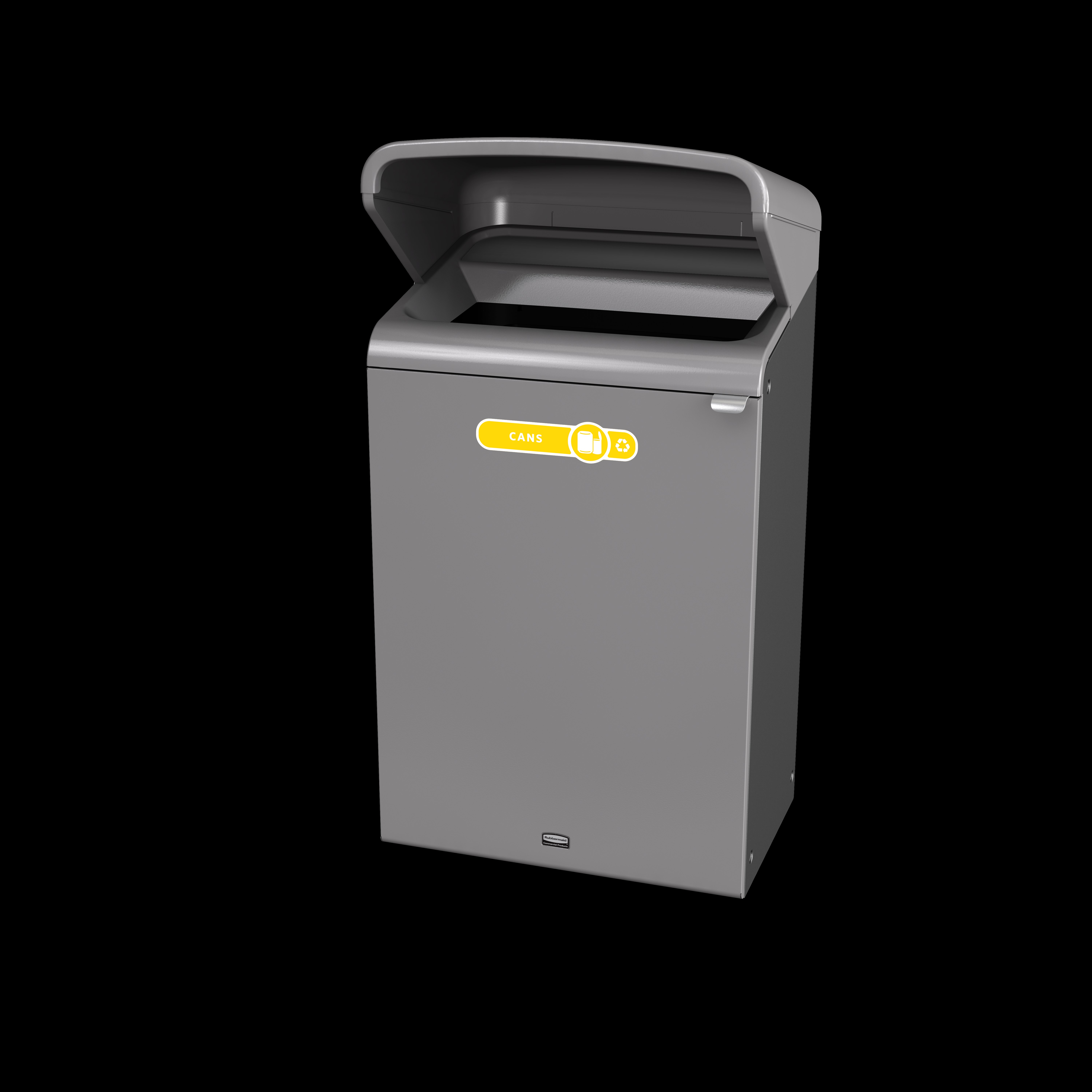 Configure™ with Rain Hood Decorative Waste Containers make it easy to recycle in any environment with recycling labels that visually display each waste stream. The rain hood offers added protection again outdoor elements, rain or shine.