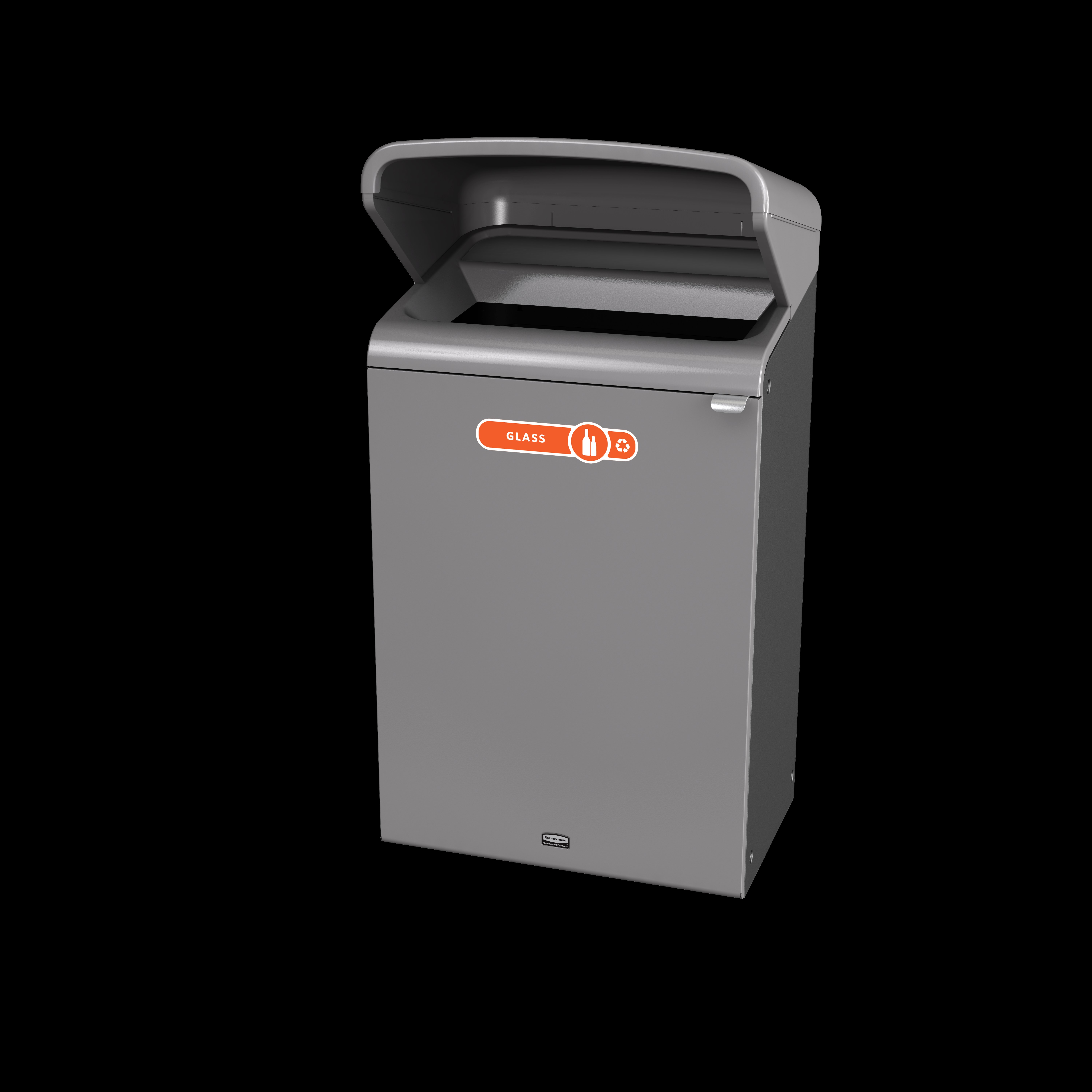 Configure™ with Rain Hood Decorative Waste Containers make it easy to recycle in any environment with recycling labels that visually display each waste stream. The rain hood offers added protection again outdoor elements, rain or shine.