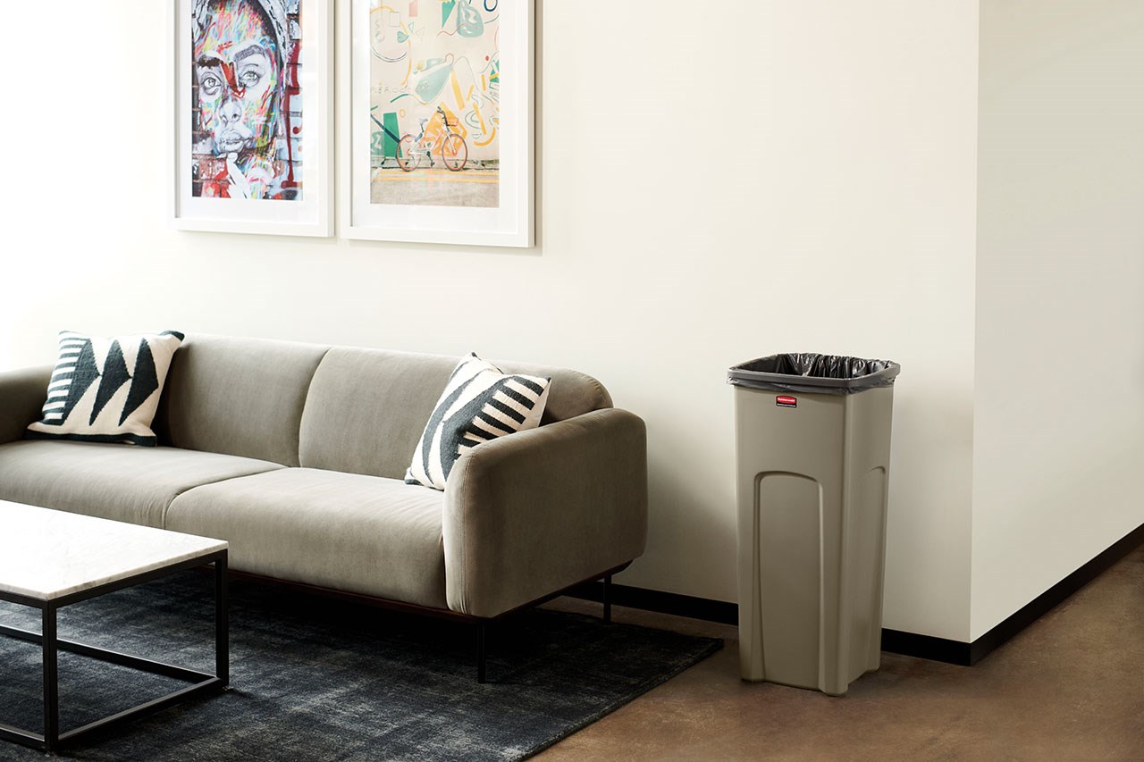 The Universal Square Container is perfect for for holding large irregular objects making it ideal for use in areas near copiers, printers, and in mailrooms.