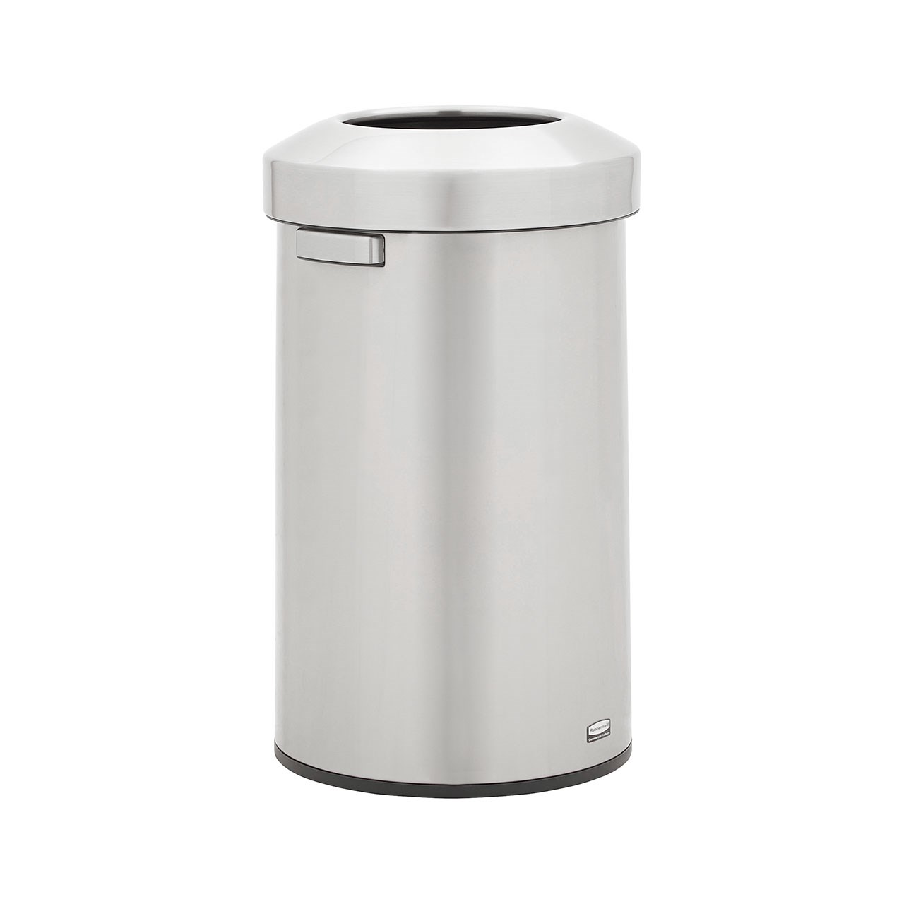 Featuring a classic design and fingerprint-resistant stainless steel, the Refine waste container fits seamlessly into any commercial space for a discreet look that enhances the overall environment.